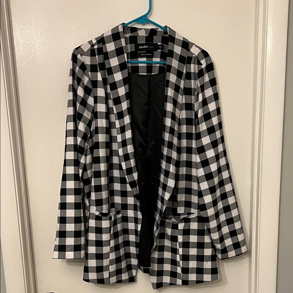 Checkered Blazer